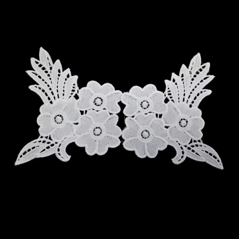 Customized White Milk Silk Embroidery Lace Vintage Chemical Lace For Wedding Dresses Shoes And Other Clothing Accessories Customized White Milk Silk Embroidery Lace Vintage Chemical Lace For Wedding Dresses Shoes And Other Clothing Accessories