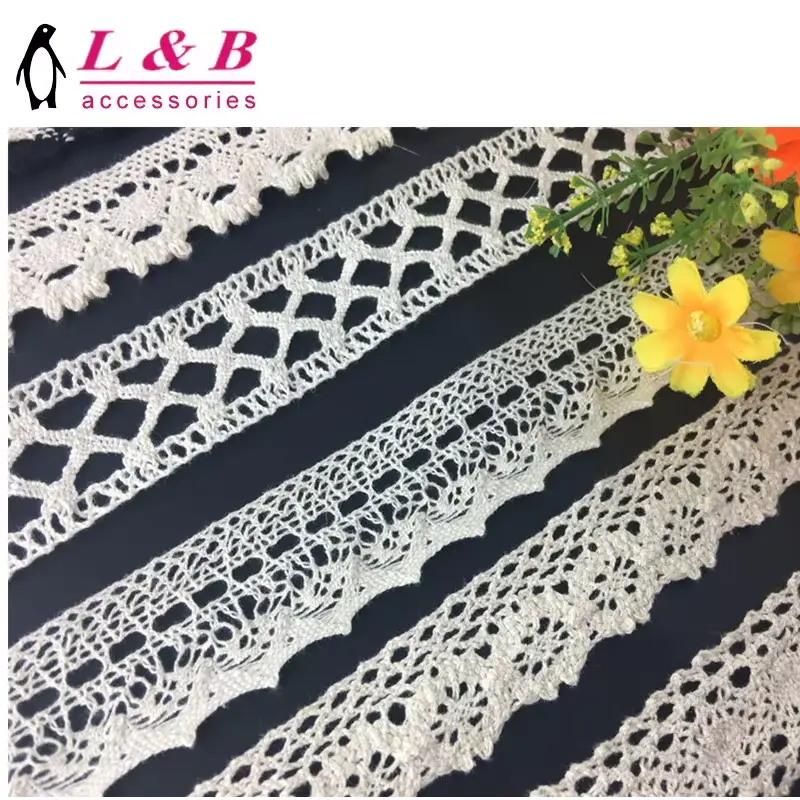 Wholesale High Quality Colorful Embroidery Lace Trimmingmesh Lace